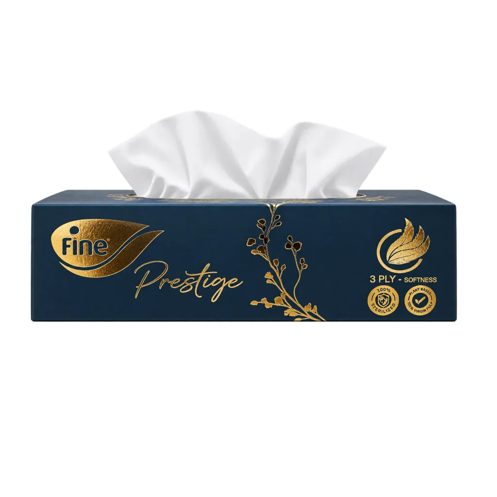 [4172] Fine Facial Tissue Prestige 90x3 plies (Carton of 1X16)