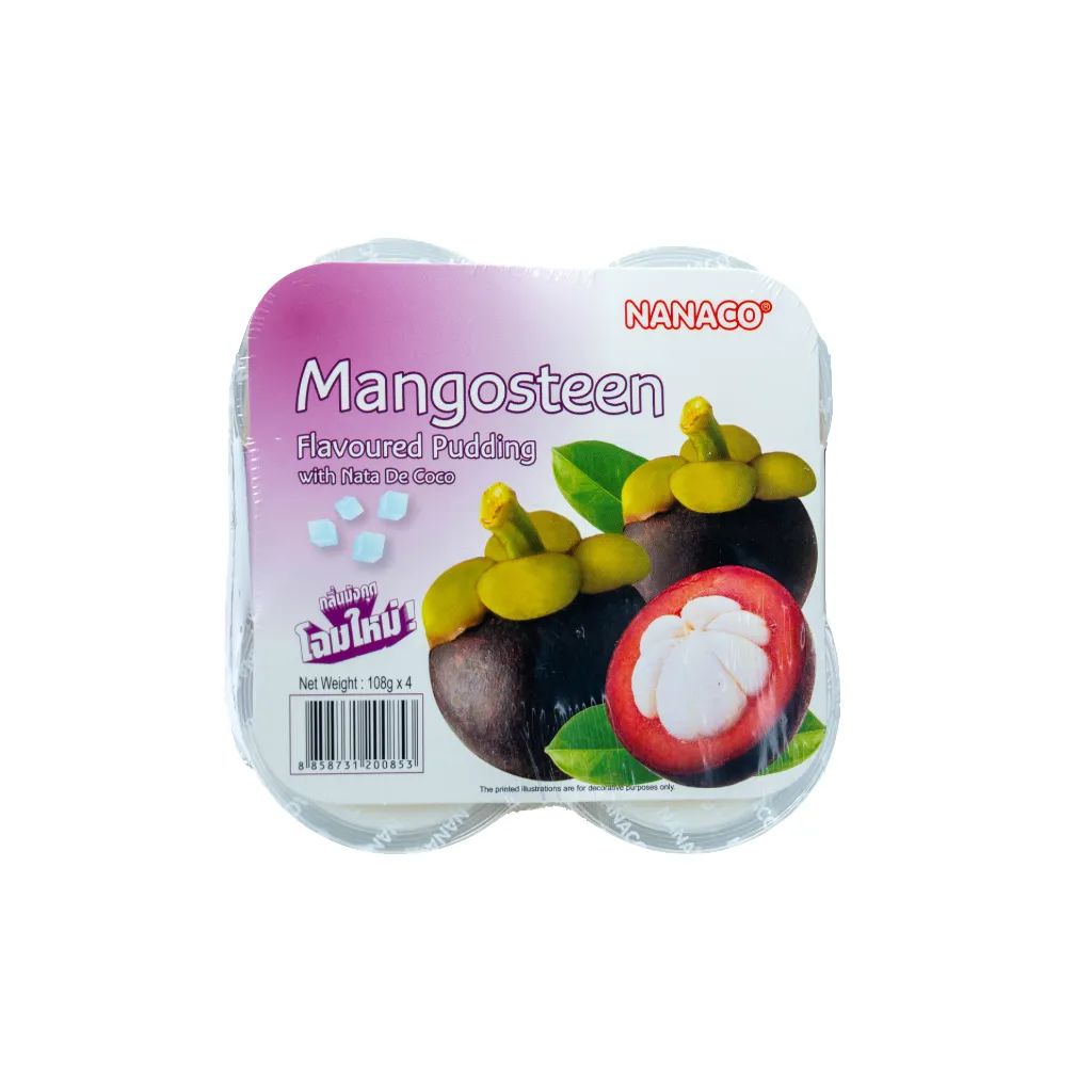 Nanaco Mangosteen Flav Pudding wt Nata De Coco 108g