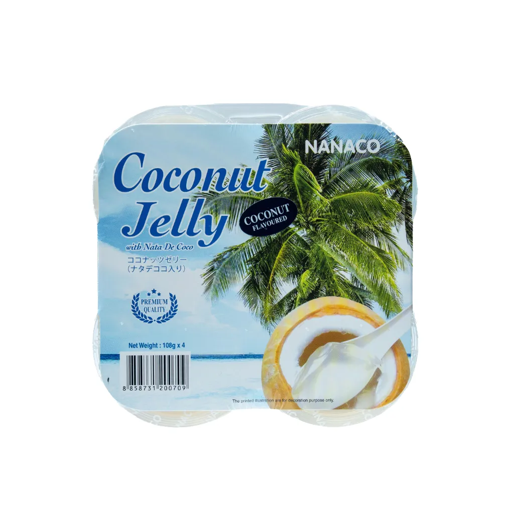 Nanaco Coconut Flav Jelly wt Nata De Coco 108g