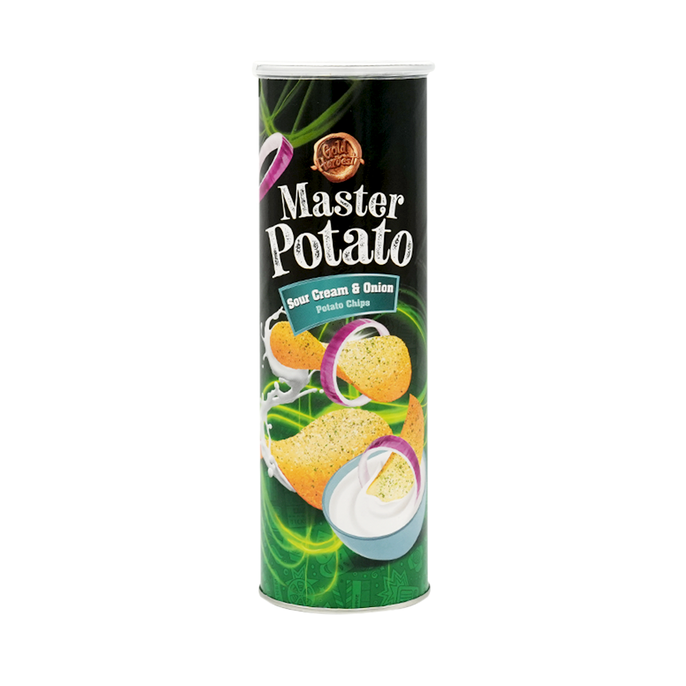 [3149] Master Potato Sour Cream & Onion Flav Potato Chips 160gr