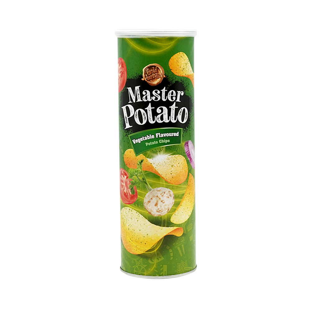 [3152] Master Potato Veg Flav Potato Chips 160gr