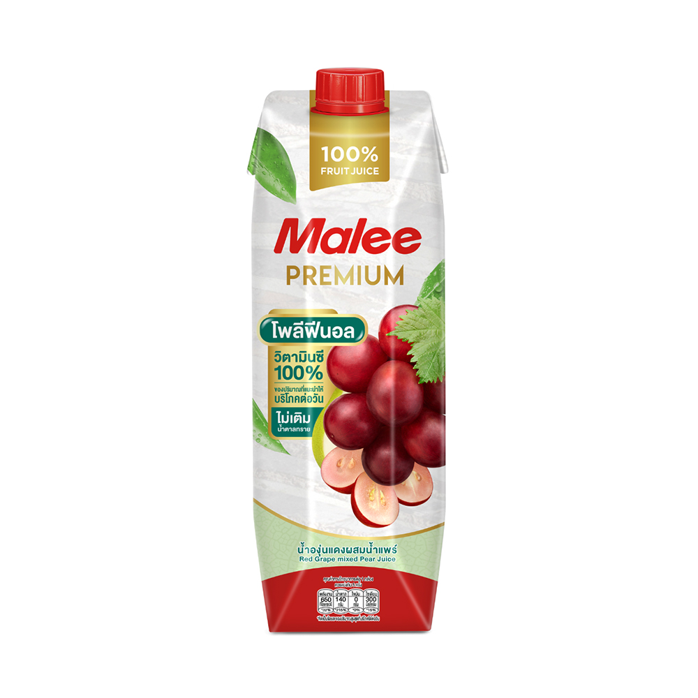 [3165] Malee Red Grape Juice 1000ml