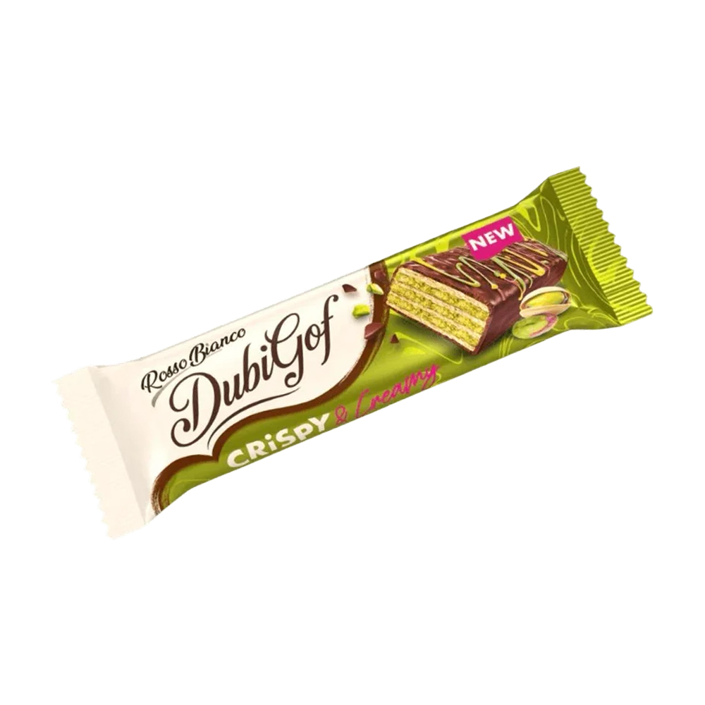 Rosso Bianco DubiGof Crispy&Creamy Pistachio Wafer 36g