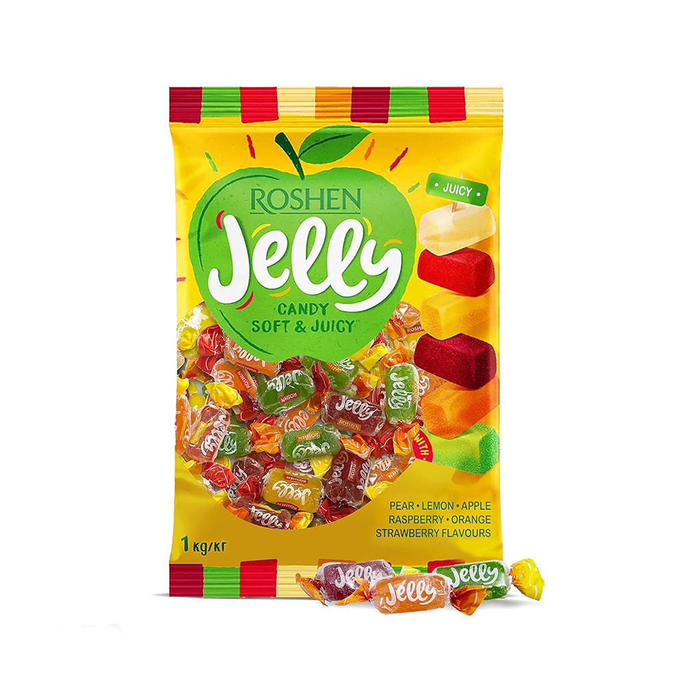 [3338] Roshen (1948) Jelly Mixed Fruit Flavoured Jelly Sweets 1kg