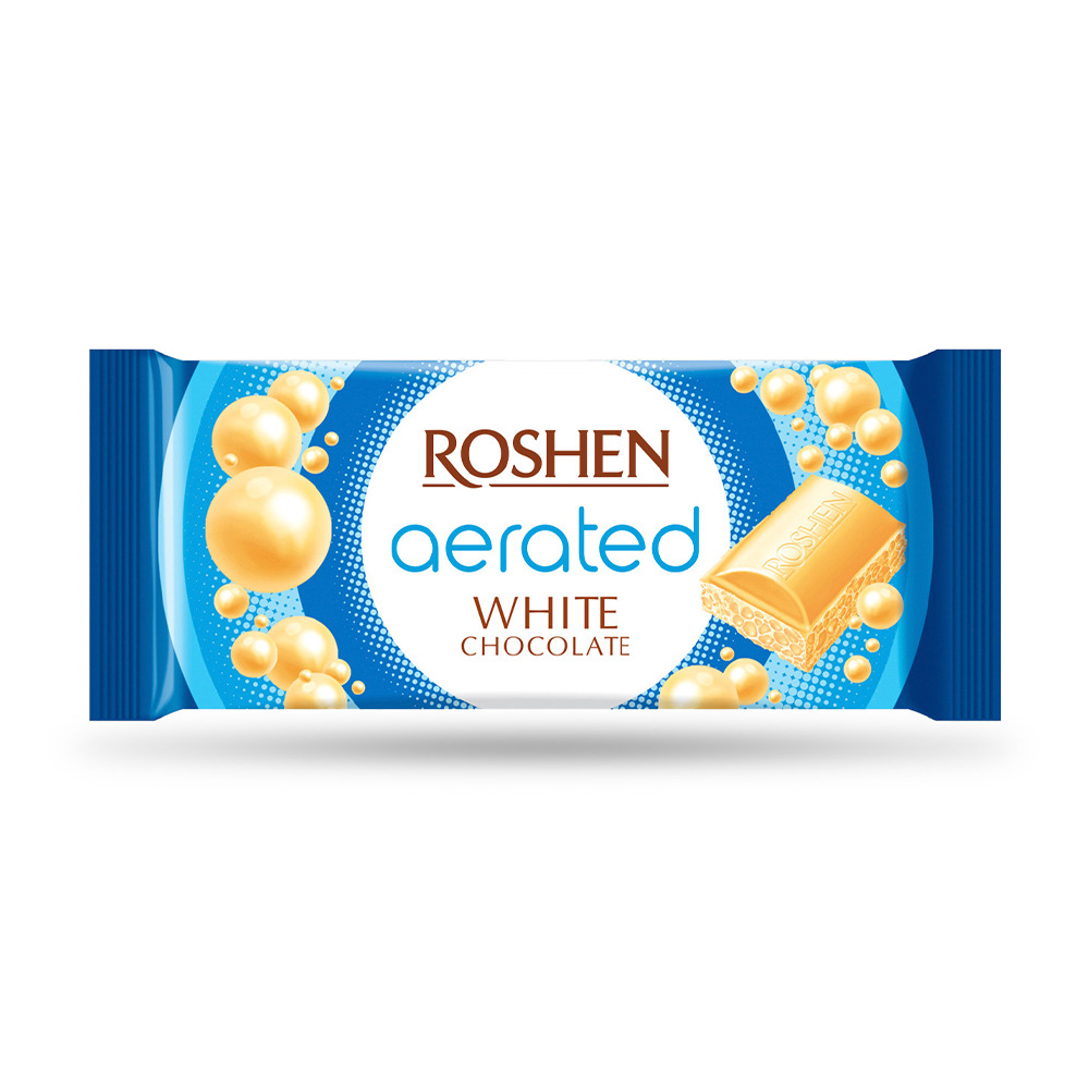 [3388] Roshen (6371) Aerated White Chocolate 80g