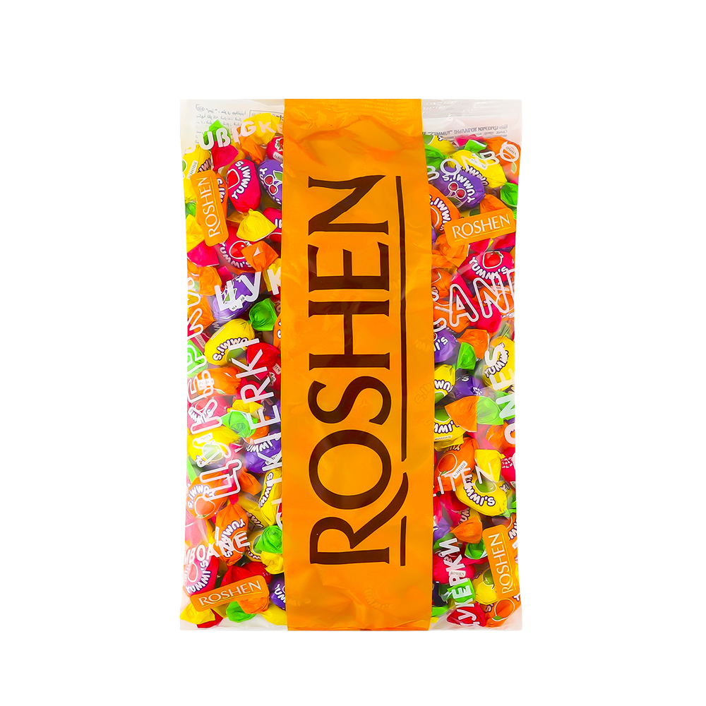 [3395] Roshen (5472) Yummi's Chewy Toffee wt Fruit Flav 1kg