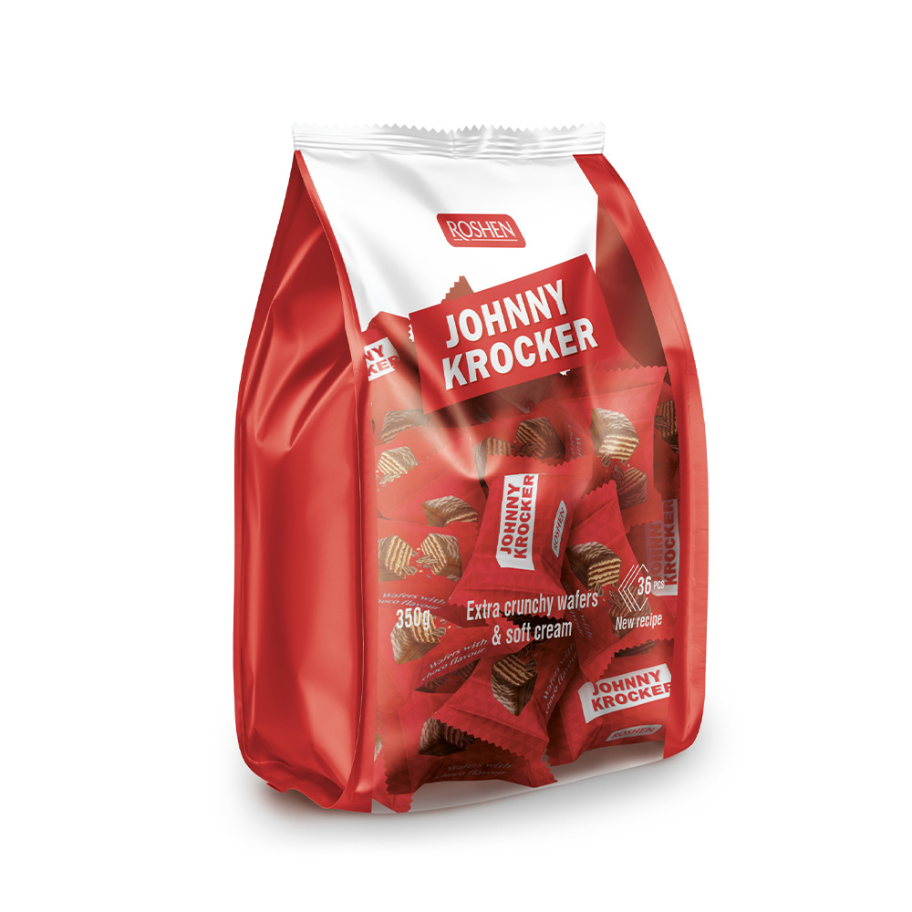 [3423] Roshen (8831) JK Wafers wt Chocolate Flav Filling 350g