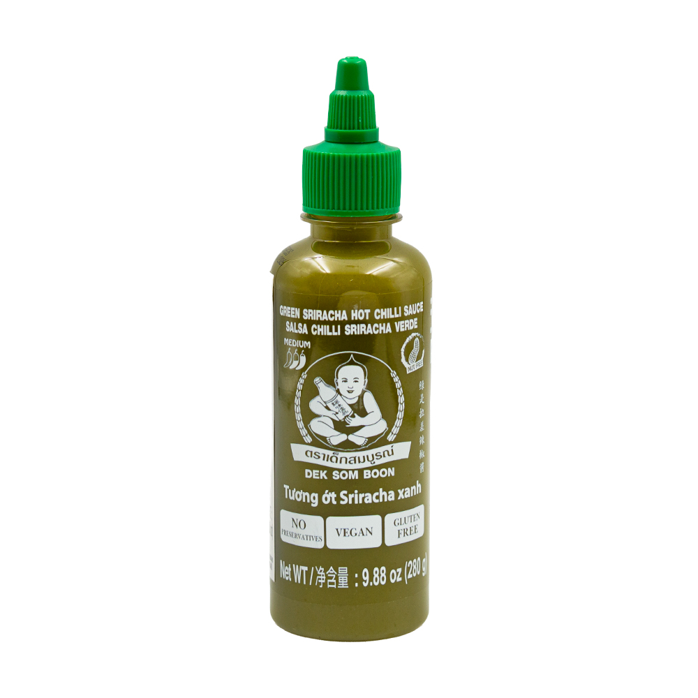 [3531] DSB Green Sriracha Hot Chilli Sauce GF (3No) 280g
