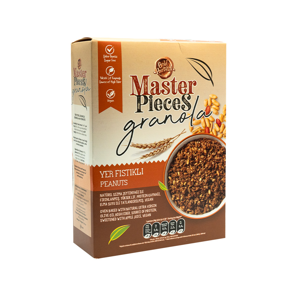 [3565] Master Pieces Granola Peanuts 300gr