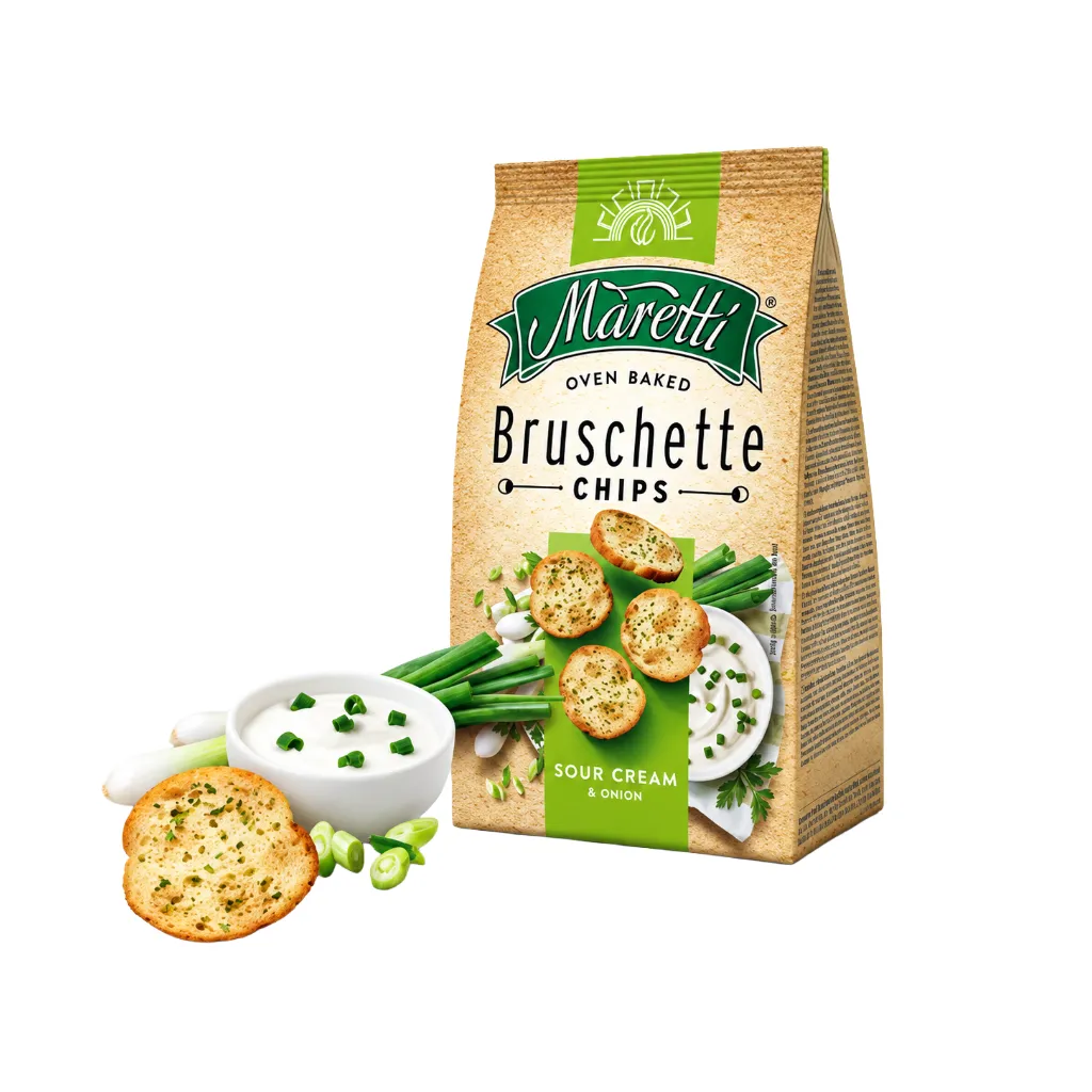 [3569] Maretti Bruschette Chips Sour Cream&Onion 70gm