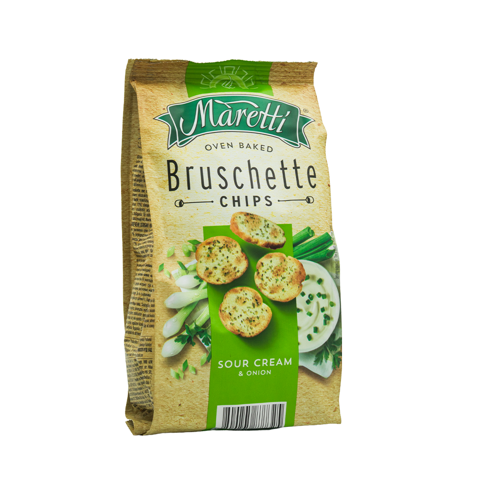 [3569] Maretti Bruschette Chips Sour Cream&Onion 70gm