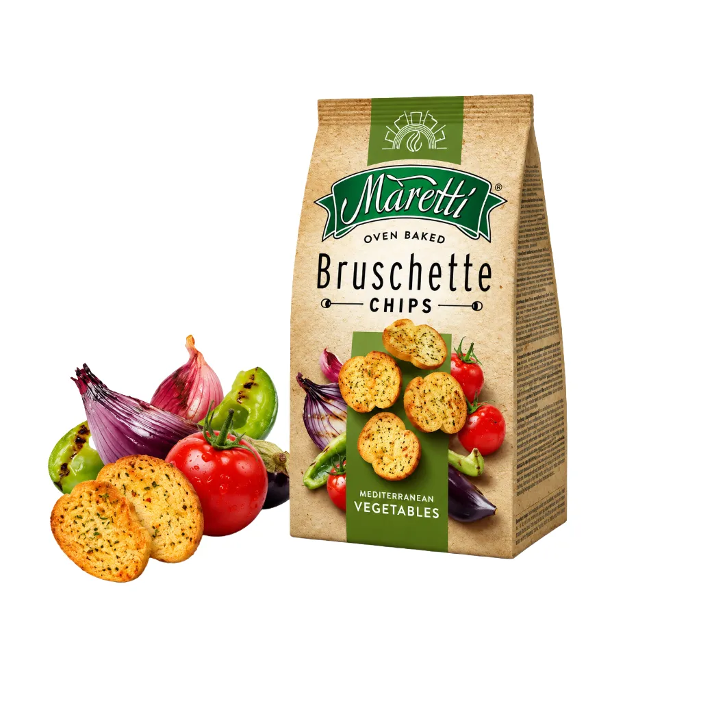 [3570] Maretti Bruschette Chips Veg Flav 70gm