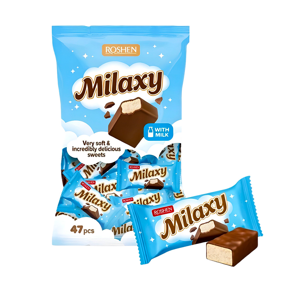 [3627] Roshen(9370) Milaxy Sweets in Cocoa Coating 1kg