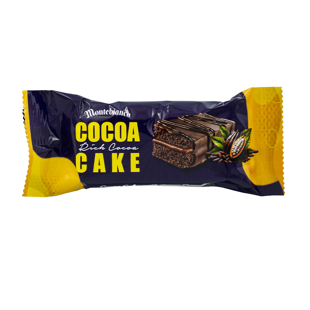 [3655] Montebianco Chocolate Cocoa Cream Cake 40g