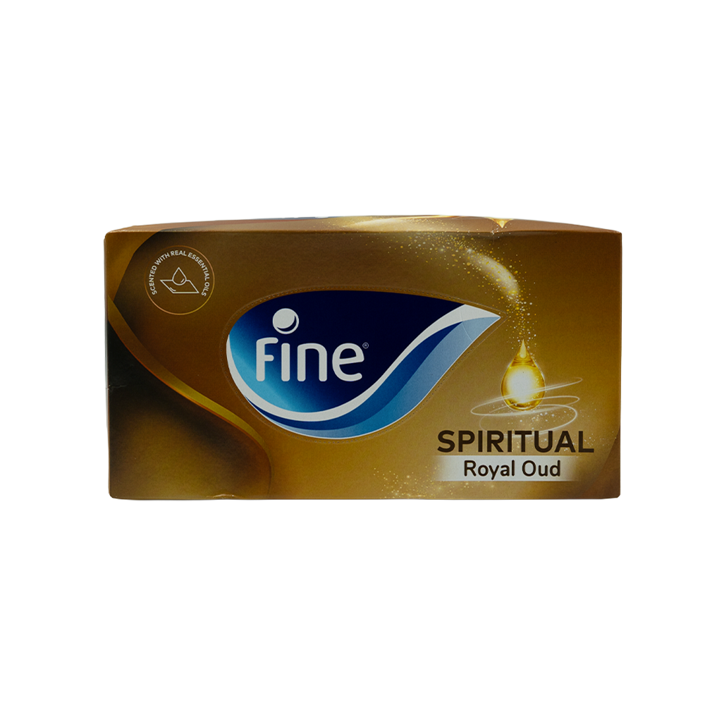 [3676] Fine Facial Tissues Wellness Scents Spiritual-Silver Oud 120 X 2 Plies