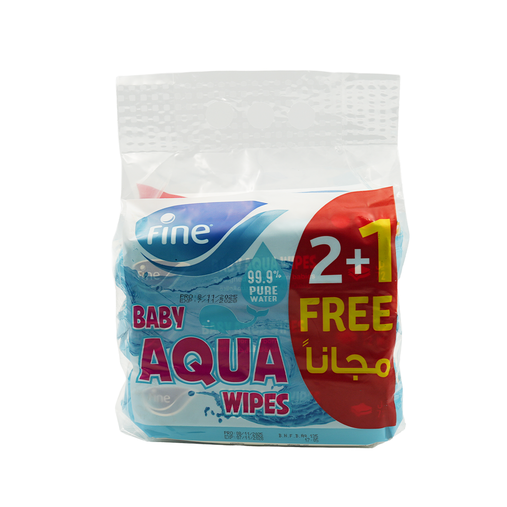 [3679] Fine Aqua Wipes Fine Wiping 72 Sheets EP
