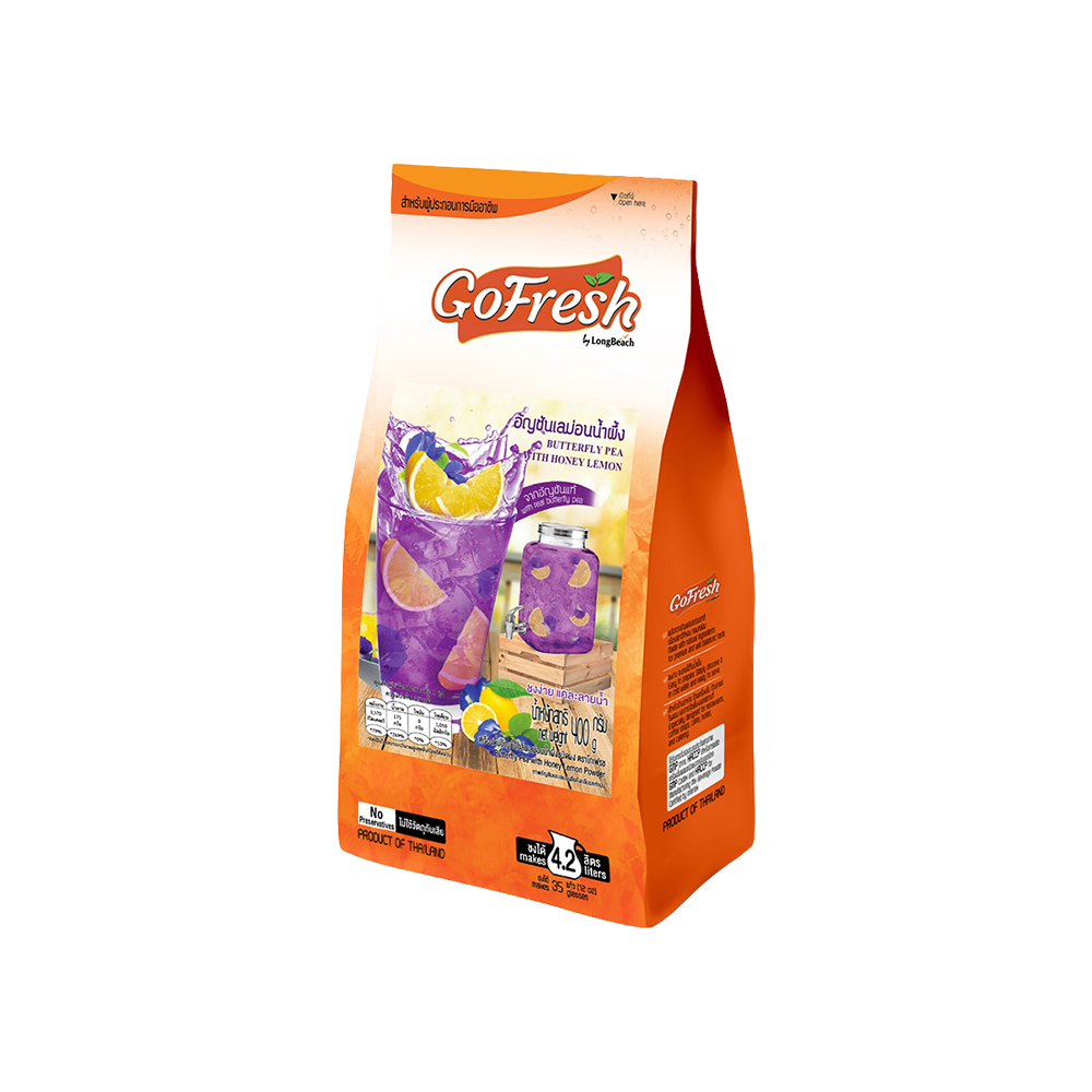 [3762] GoFresh Butterfly Pea wt Lemon Powder 400g