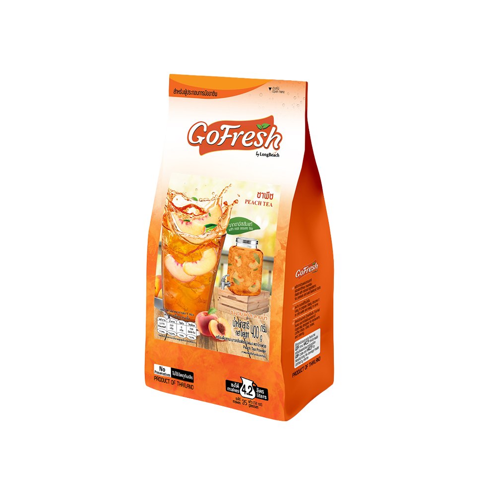 [3763] GoFresh Peach Tea Powder 400g