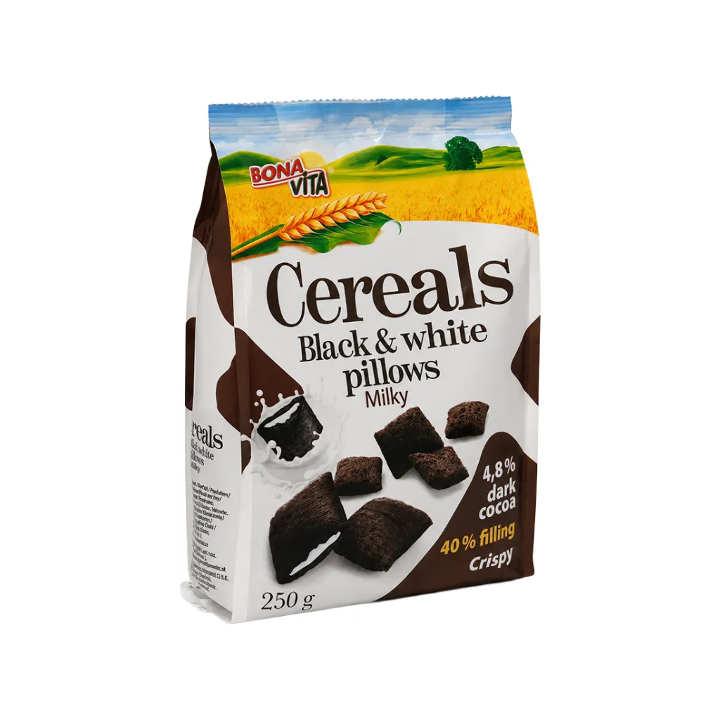 [3829] Bona Vita (3024) Black & White Pillows Milky 250g