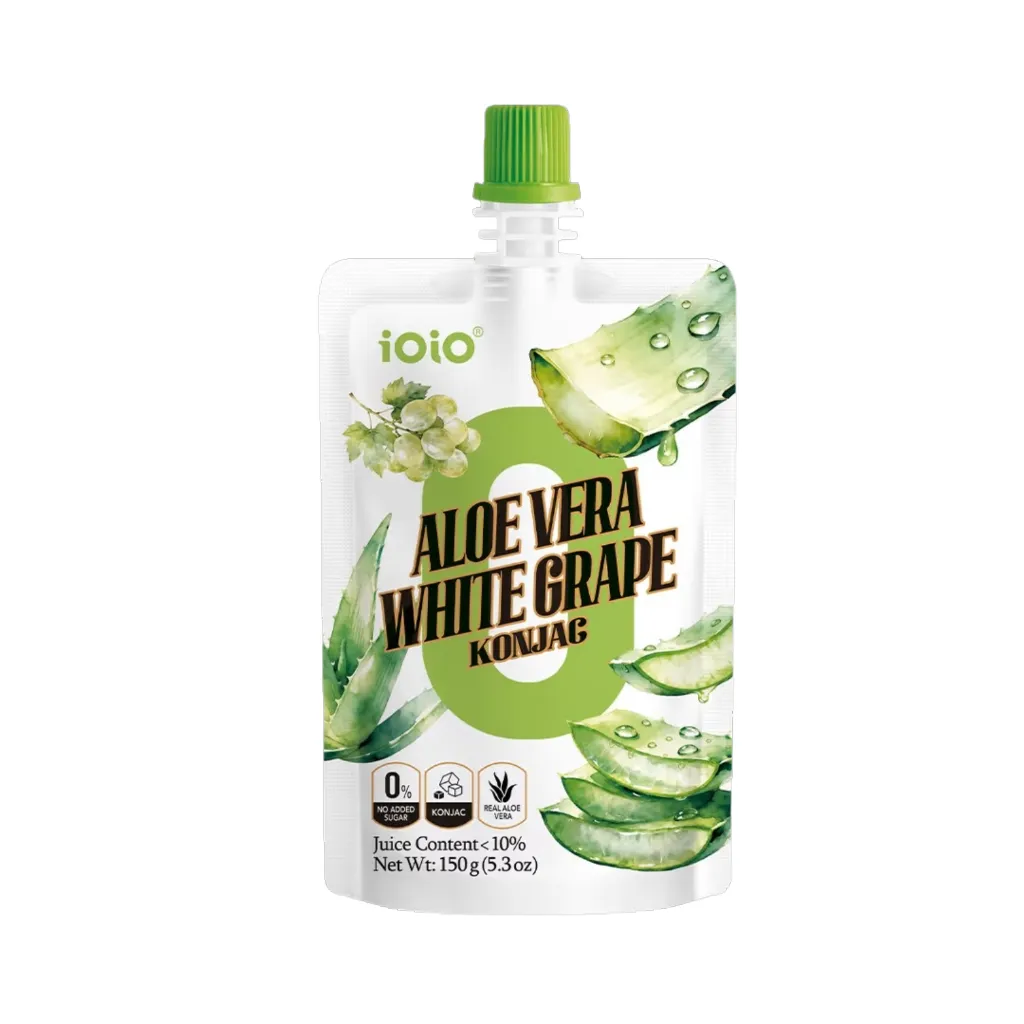 [3857] iOiO White Grape Aloe Vera Konjac Jelly 150g (0 Sugar)