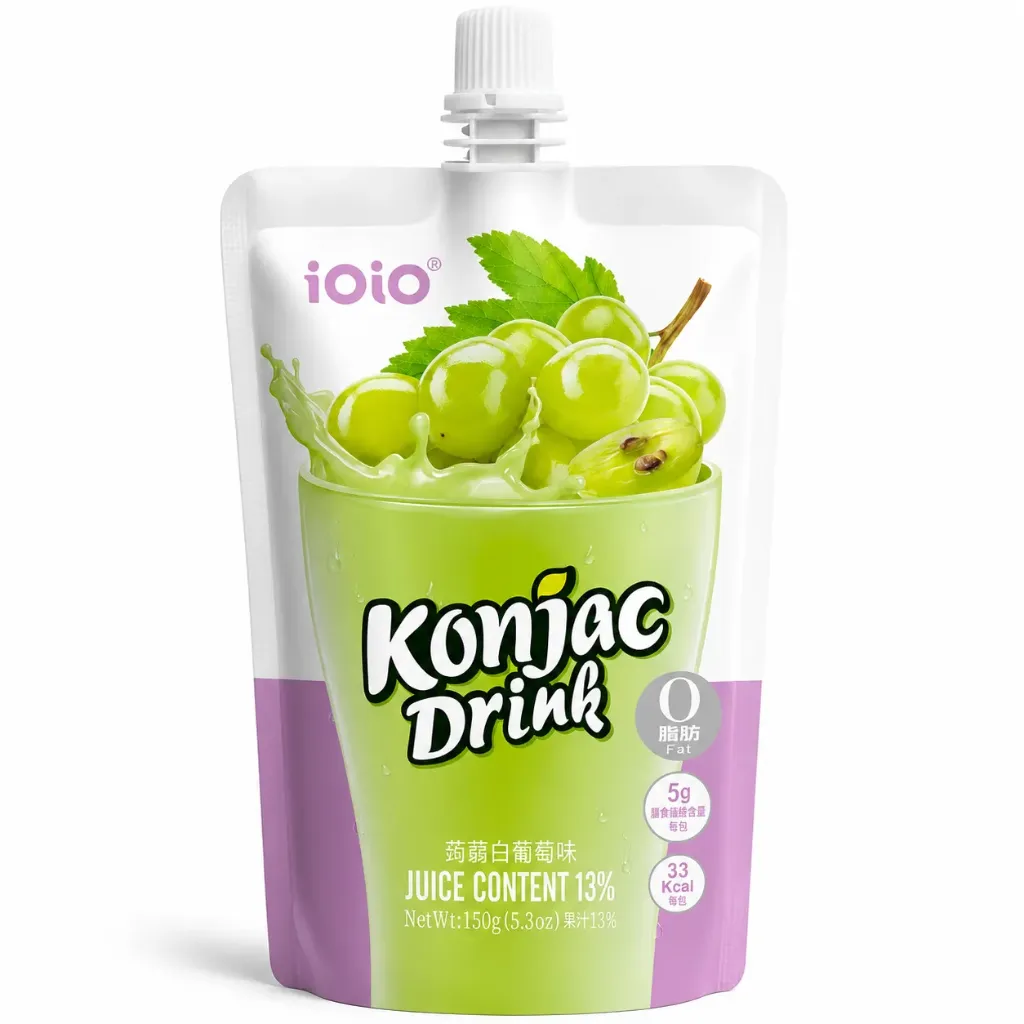 [3862] iOiO Supertasty White Grape Konjac 150g