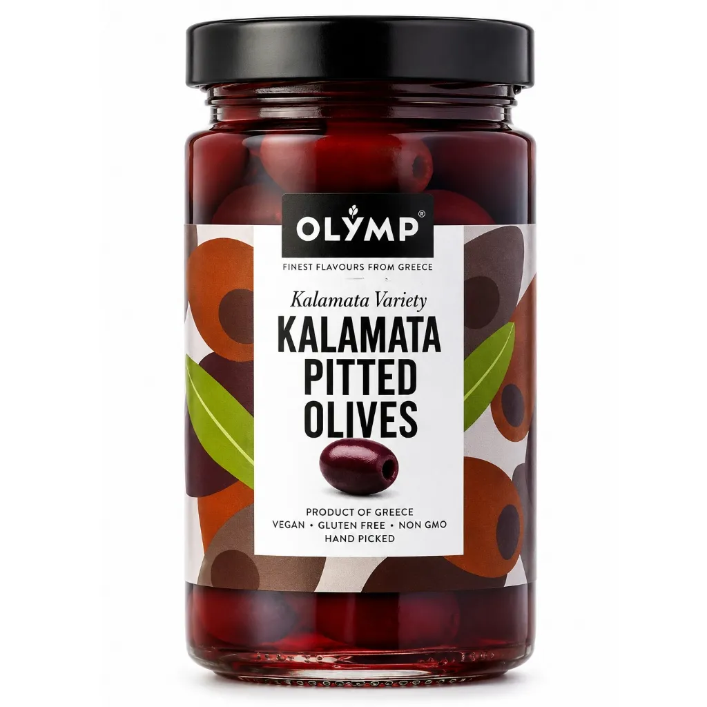 [3894] Olymp Black Kalamata Pitted Olives 320g