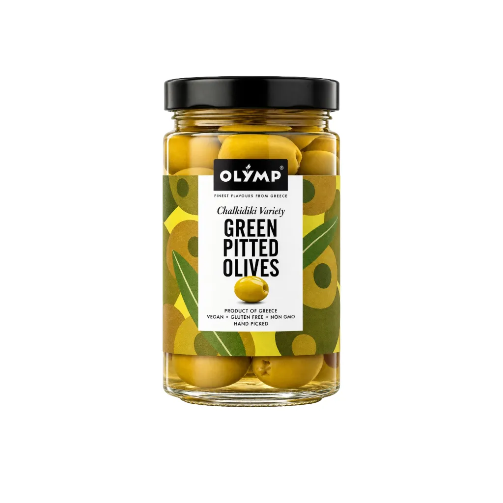 [3899] Olymp Green Pitted Olives 320g