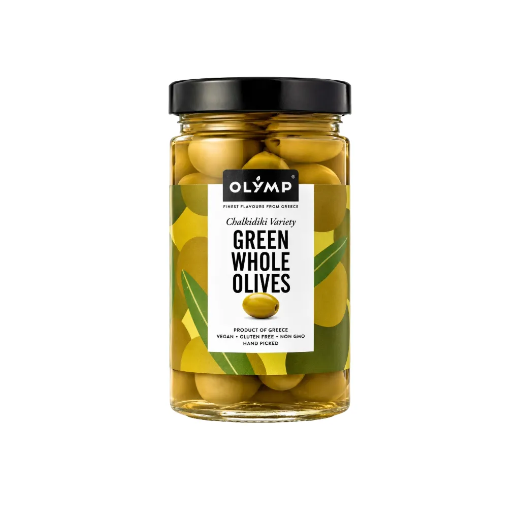 [3900] Olymp Green Whole Olives 320g