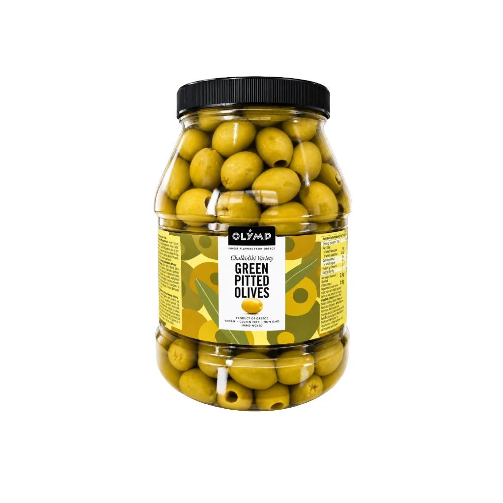 [3901] Olymp Green Pitted Olives 2.3kg