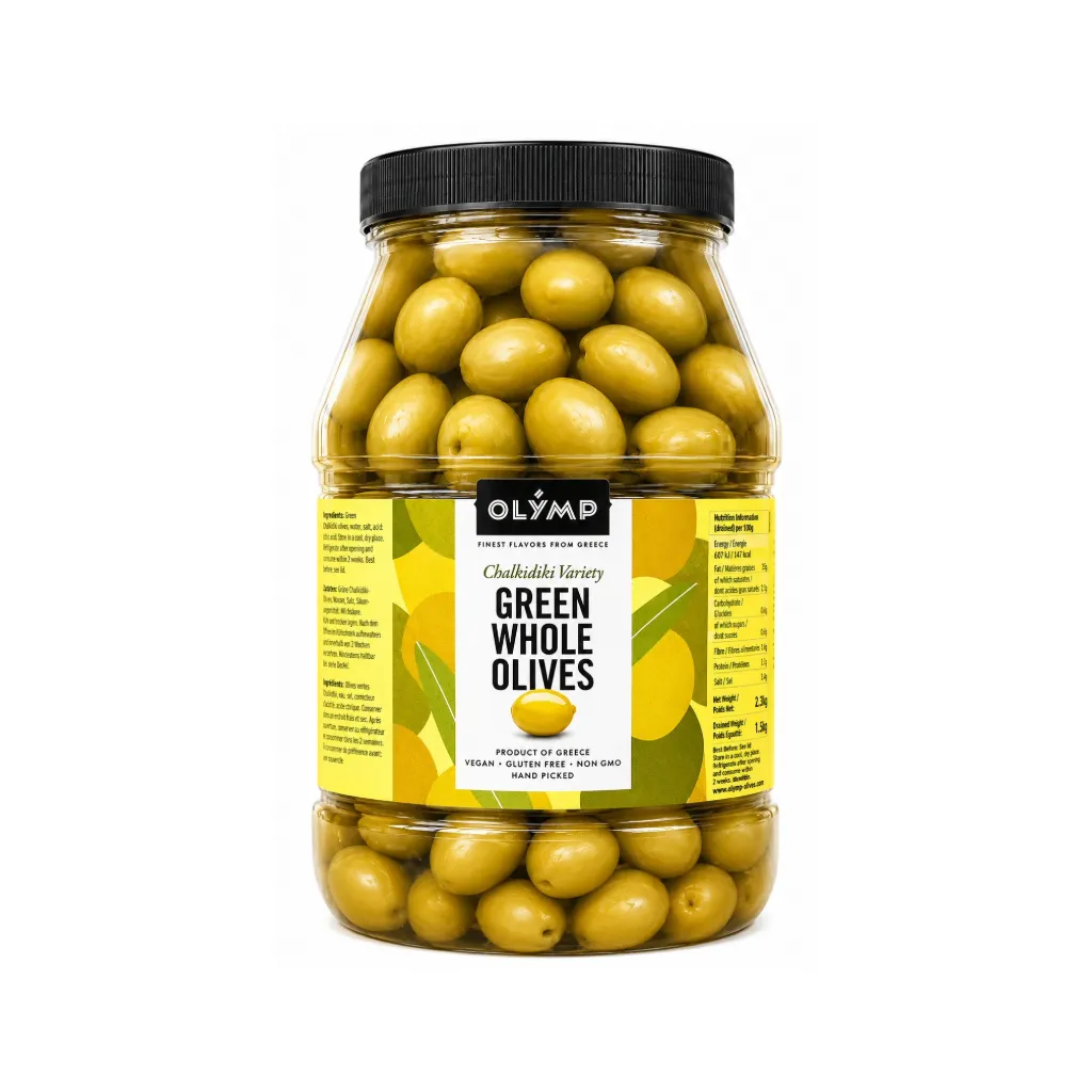 [3903] Olymp Green Whole Olives 2.3kg