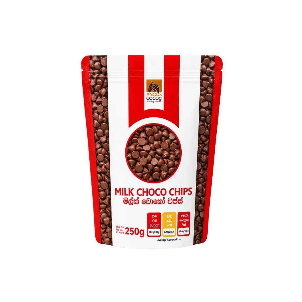 [3910] Anods Cocoa Milk Choco Chips 250g
