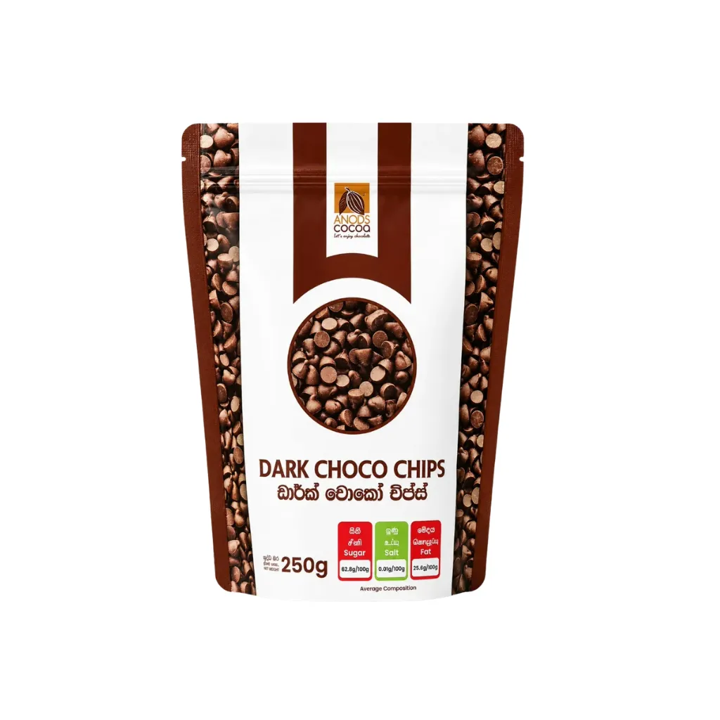 Anods Cocoa Dark Choco Chips 250g