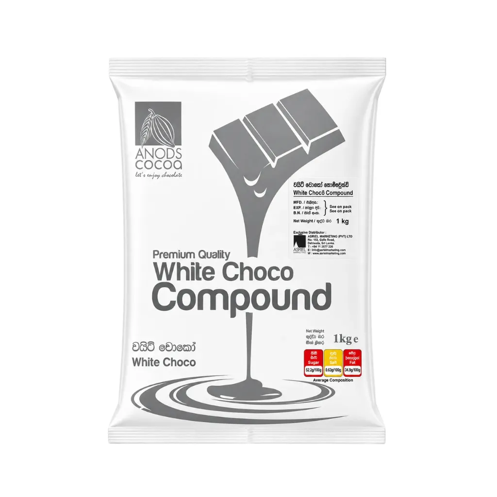 [3925] Anods Cocoa White Choco Compound 1kg