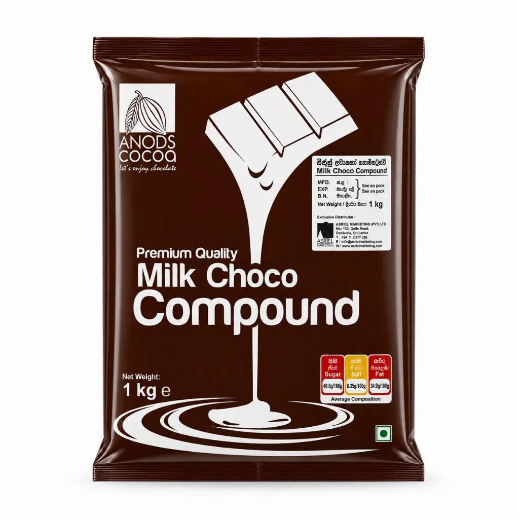 [3926] Anods Cocoa Milk Choco Compound 1kg