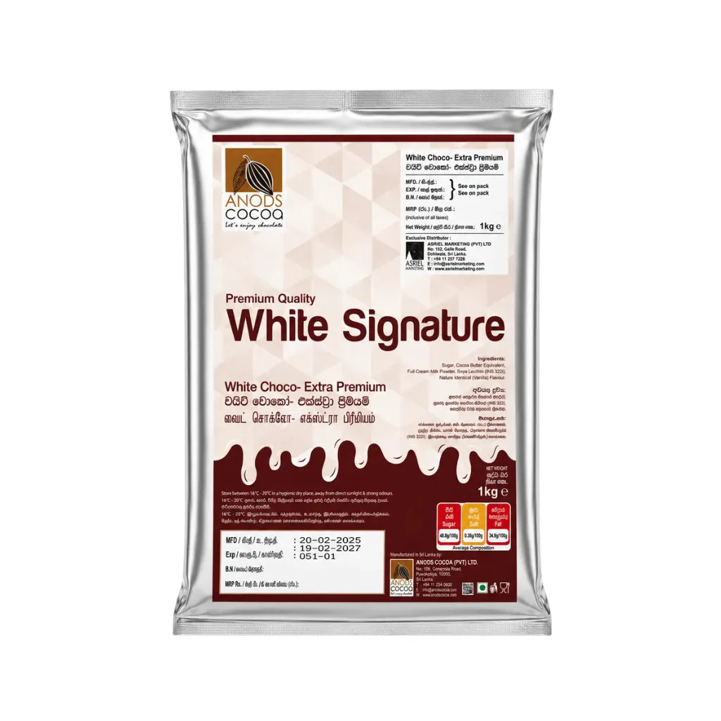 [3929] Anods Cocoa White Singature Extra Premium 1kg