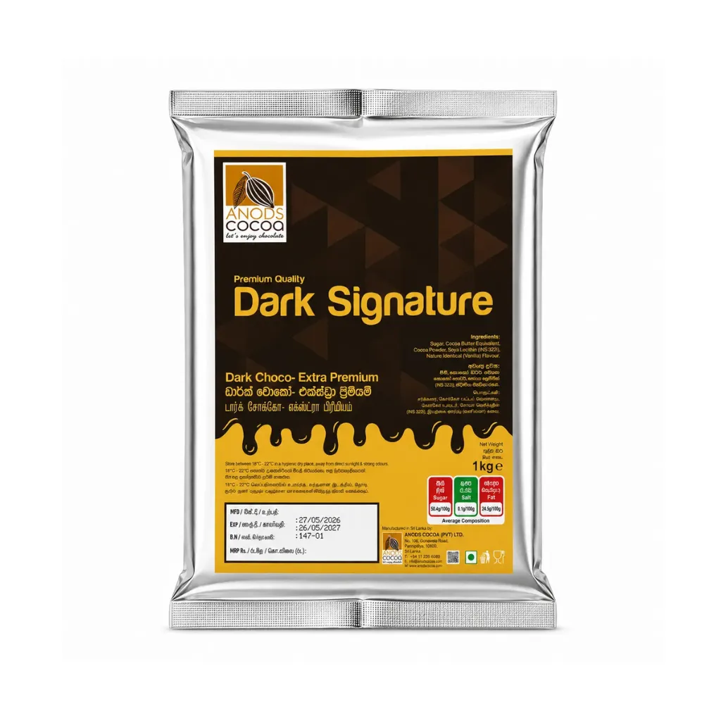 [3931] Anods Cocoa Dark Singature Extra Premium 1kg