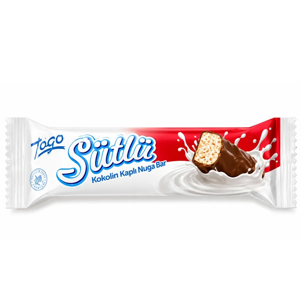 [3933] Togo Sutlu Milk Compound Coated Nougat Bar 25g