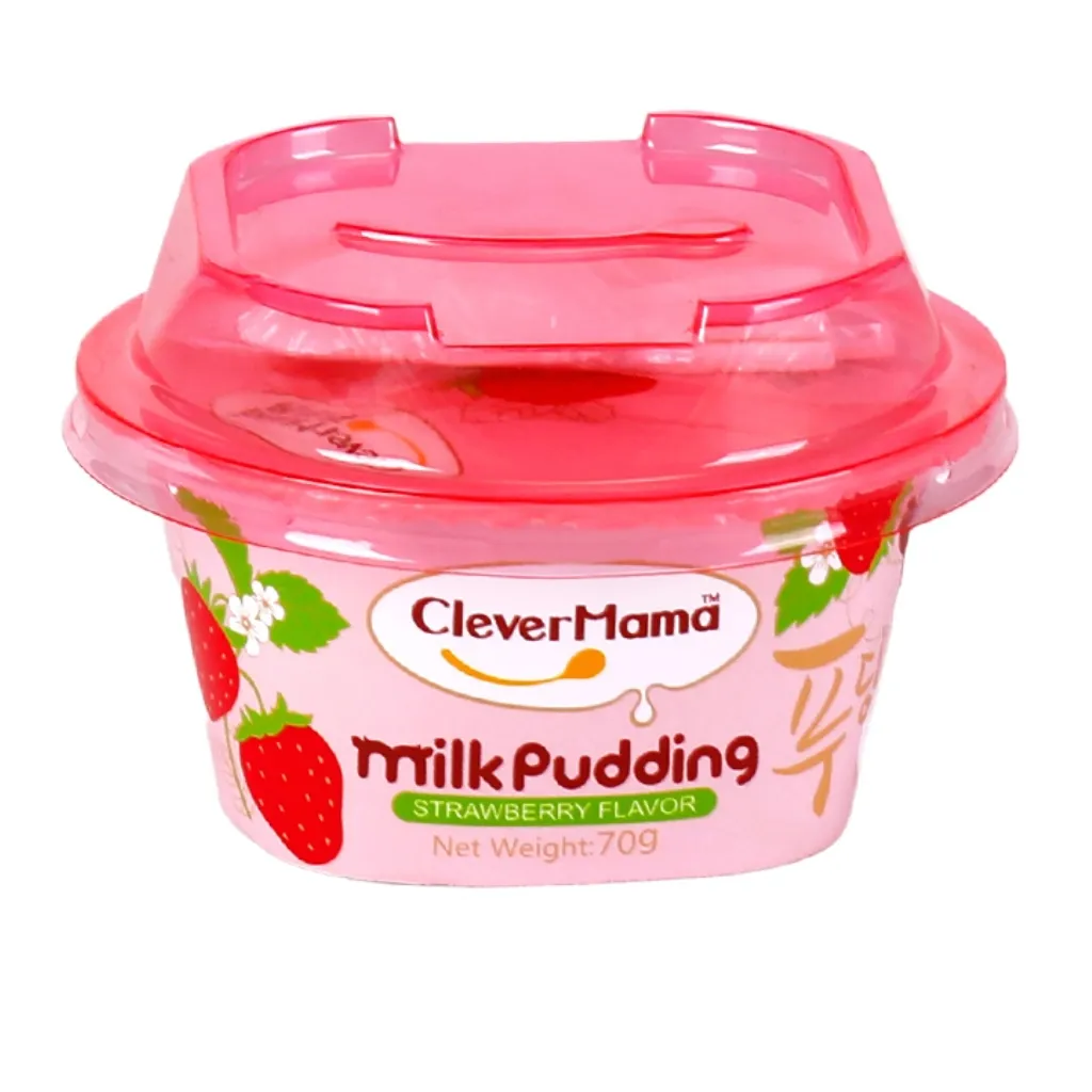 [3972] Clever Mama Milk Pudding Strawberry Flav 70g