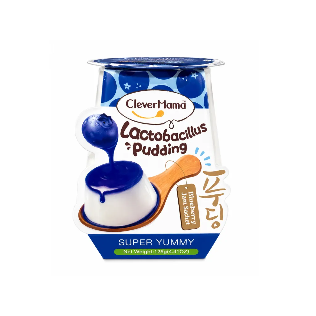 [3977] Clever Mama Lactobacillus Jelly Pudding wt Blueberry Jam 125g
